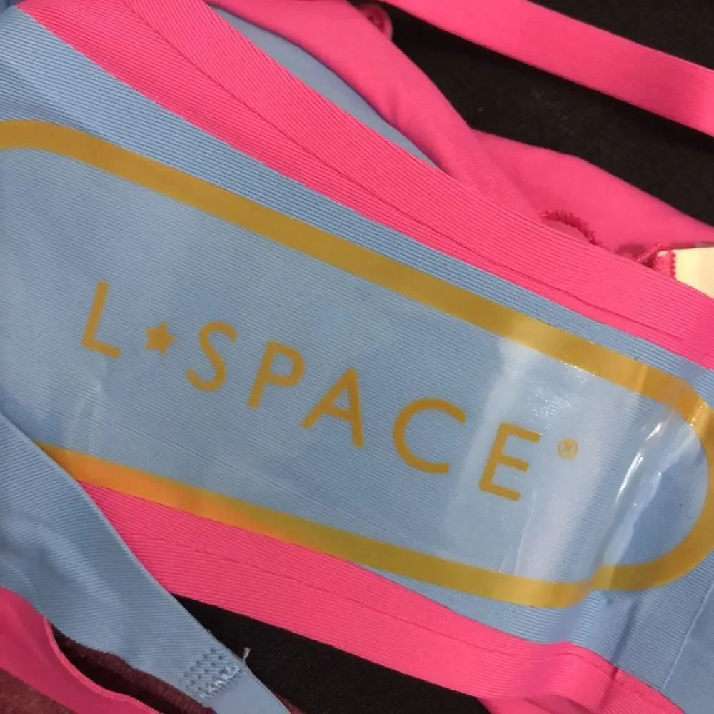 L*Space Bikini Swimwear Set Rebel Stripe Top Billie Bottom XS NWT